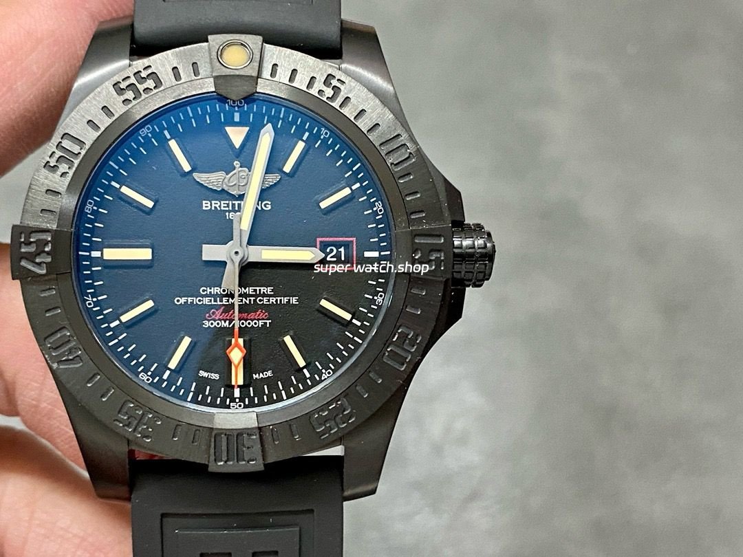 TF-Factory-Breitling-Avenger-Blackbird-V1731110-BD74-44mm-Titanium-Rubber-Strap-Black-Dial-1.jpg TF Factory Breitling Avenger Blackbird V1731110 BD74 44mm Titanium Rubber Strap Black Dial - Image 1