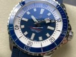 TF Factory Breitling Superocean A17376211B1A1 44mm Blue Bezel Steel Blue Rubber Strap Blue Dial - Image 3
