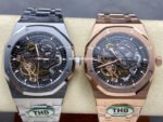 THB Factory Audemars Piguet Royal Oak Double Balance Wheel Openworked 15407OR.OO.1220OR.01 41mm Full Rose Gold Skeletonized Dial - Image 2