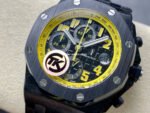 TK Factory Audemars Piguet Royal Oak Offshore Chronograph 26176FO.OO.D101CR.02 42mm Carbon Fiber Leather Strap Arabic Numerals Black Dial - Image 3