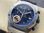 TK Factory Audemars Piguet Royal Oak Offshore Chronograph 26237ST.OO.1220ST.01 44mm Full Steel Blue Dial - Image 3