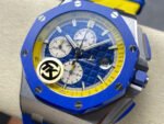 TK Factory Audemars Piguet Royal Oak Offshore Chronograph 26400SO.OO.A057CA.01 44mm Steel Rubber Strap Blue Dial - Image 3