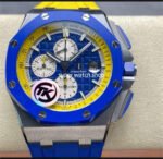 TK Factory Audemars Piguet Royal Oak Offshore Chronograph 26400SO.OO.A057CA.01 44mm Steel Rubber Strap Blue Dial
