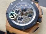 TK Factory Audemars Piguet Royal Oak Offshore Chronograph 26416RO.OO.A002CA.01 44mm Rose Gold Rubber Strap Grey Dial - Image 3