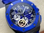 TK Factory Audemars Piguet Royal Oak Offshore Chronograph 26405CE.OO.A030CA.01 44mm Ceramic Rubber Strap Arabic Numerals Blue Dial - Image 2