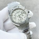 TOP Factory Audemars Piguet Royal Oak Chronograph 26240ST.OO.1320ST.03 41mm Full Steel Silver Dial - Image 2