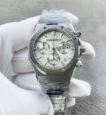 TOP Factory Audemars Piguet Royal Oak Chronograph 26240ST.OO.1320ST.03 41mm Full Steel Silver Dial