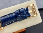 TTF Factory Panerai Luminor Marina PAM1114 Rose Gold Leather Strap Arabic Numerals Blue Dial - Image 8