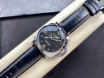 TTF Factory Panerai Luminor Marina PAM910 Steel Leather Strap Arabic Numerals Black Dial - Image 4