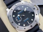 TTF Factory Panerai Submersible PAM 01229 Steel Rubber Strap Black Dial - Image 2