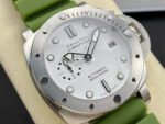 TTF Factory Panerai Submersible PAM01226 Steel Rubber Strap White Dial - Image 2