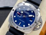 TTF Factory Panerai Submersible PAM1391 Steel Rubber Strap Blue Dial - Image 3