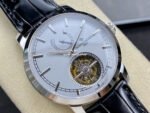 TUR Factory Vacheron Constantin Tourbillon Traditionnelle 89000/000P-9843 42mm Steel Leather Strap White Dial - Image 2