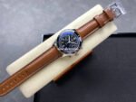 TW Factory Blancpain Air Command AC01-1130-63A 42.5mm Black Ceramic Steel Calfskin Vintage Leather Strap Black Dial - Image 4
