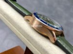 TW Factory Blancpain Air Command AC02-12B53-63B 42.5mm Blue Ceramic Rose Gold Calfskin Vintage Leather Strap Avocado Green Dial - Image 5