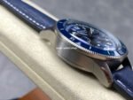 TW Factory Blancpain Air Command N0AC02O12B040N063B 42.5mm Blue Ceramic Steel Calfskin Vintage Leather Strap Blue Dial - Image 5