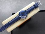 TW Factory Blancpain Air Command N0AC02O12B040N063B 42.5mm Blue Ceramic Steel Calfskin Vintage Leather Strap Blue Dial - Image 4