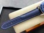 TW Factory Blancpain Air Command N0AC02O12B040N063B 42.5mm Blue Ceramic Steel Calfskin Vintage Leather Strap Blue Dial - Image 9