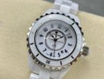 TW Factory Chanel Quartz J12 H0968 33mm Full White Ceramic Arabic Numerals White Dial - Image 3