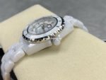 TW Factory Chanel Quartz J12 H2422 33mm Full White Ceramic Arabic Numerals Mother Of Pearl Diamond Dial - Image 7
