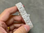 TW Factory Chanel Quartz J12 H5513 33mm Full White Ceramic Diamond Pink Dial - Image 8