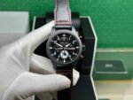 TW Factory IWC Pilot Chronograph Top Gun IW389108 44.5mm Ceramic Leather Strap Arabic Numerals Black Dial