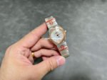 TW Factory Omega Constellation Quartz 123.20.27.60.55.001 27mm Roman Number Rose Gold Bezel Half Rose Gold/Steel, Diamond&Mother Of Pearl Dial - Image 4