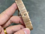 TW Factory Omega Constellation Quartz 131.55.25.60.53.002 27mm Diamond Bezel Full Rose Gold Diamond Gypsophila Blue Dial - Image 8