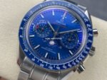 TW Factory Omega Speedmaster Moonphase 304.33.44.52.03.001 44.25mm Full Steel Blue Dial - Image 3