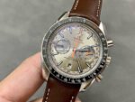 TW Factory Omega Speedmaster Racing 329.32.44.51.06.001 44.25mm Steel Leather Strap Silver Strap - Image 3