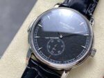 TW Factory Patek Philippe Calatrava 5078G-010 40mm Steel Calfskin Strap Black Dial - Image 3