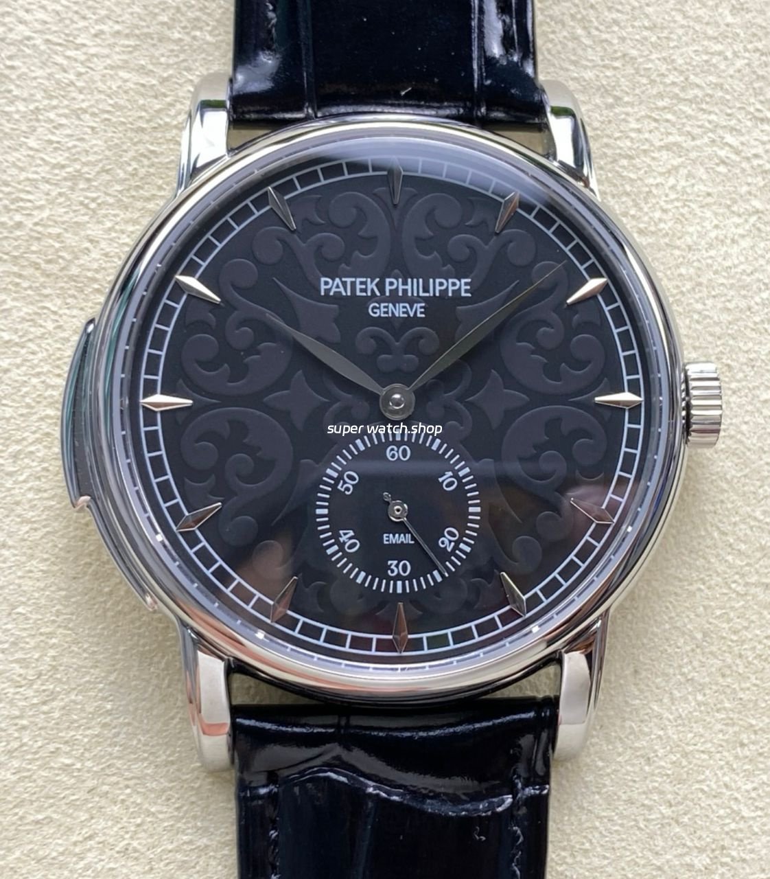 TW-Factory-Patek-Philippe-Calatrava-5078G-010-40mm-Steel-Calfskin-Strap-Black-Dial-8.jpg TW Factory Patek Philippe Calatrava 5078G-010 40mm Steel Calfskin Strap Black Dial - Image 1