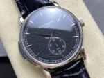 TW Factory Patek Philippe Calatrava 5078G-010 40mm Steel Calfskin Strap Black Dial - Image 2
