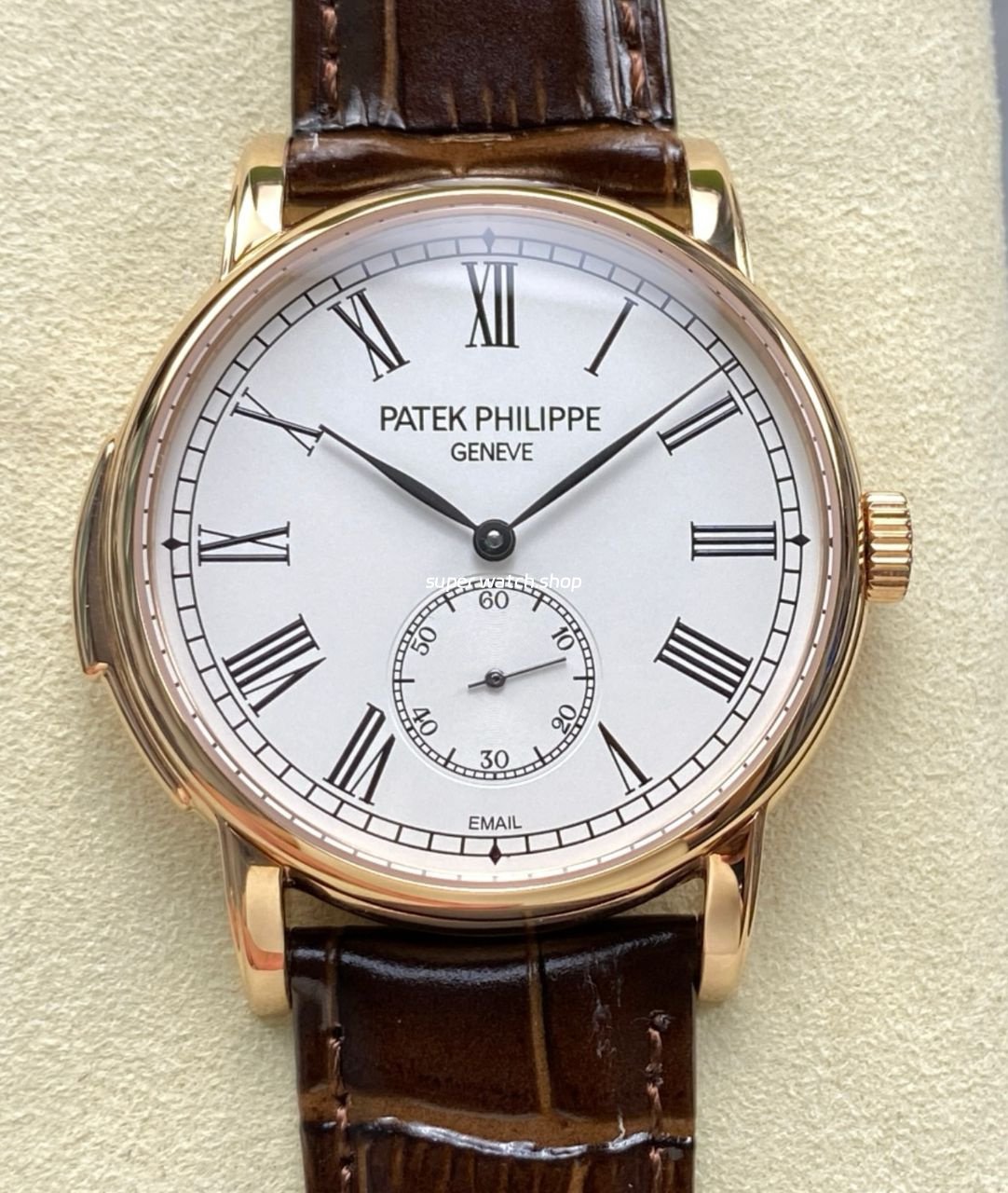 TW-Factory-Patek-Philippe-Calatrava-5078R-001-40mm-Rose-Gold-Calfskin-Strap-Roman-Numera-4.jpg TW Factory Patek Philippe Calatrava 5078R-001 40mm Rose Gold Calfskin Strap Roman Numerals White Dial - Image 1