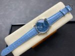 TW Factory Patek Philippe Calatrava 5178G-012 40mm Steel Calfskin Strap Arabic Numerals Blue Dial - Image 4