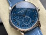 TW Factory Patek Philippe Calatrava 5178G-012 40mm Steel Calfskin Strap Arabic Numerals Blue Dial - Image 2