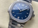 TW Factory Patek Philippe Nautilus 71181200A-001 Diamond Bezel Blue Dial - Image 3