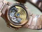 TW Factory Patek Philippe Nautilus 71181200R-010 Rose Gold Diamond Bezel Golden Champagne Dial - Image 8