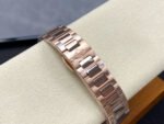 TW Factory Patek Philippe Nautilus 71181R-001 Rose Gold Diamond Bezel White Dial - Image 9