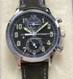 TW Factory Patek Philippe Pilot Travel Time Chronograph 5924G White Gold Arabic Numerals Black Dial