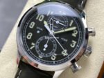 TW Factory Patek Philippe Pilot Travel Time Chronograph 5924G White Gold Arabic Numerals Black Dial - Image 3