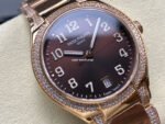 TW Factory Patek Philippe Twenty~4 7300/1200R-001 Rose Gold Diamond Bezel Brown Dial - Image 2