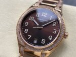 TW Factory Patek Philippe Twenty~4 7300/1200R-001 Rose Gold Diamond Bezel Brown Dial - Image 3