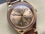 TW Factory Patek Philippe Twenty~4 7300/1200R-001 Rose Gold Diamond Bezel Brown Dial - Image 2