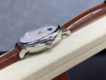 TWA Factory IWC Portofino Hand-Wound IW516401 45mm Gold Needle Steel Brown Leather Strap White Dial - Image 6