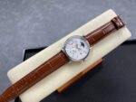 TWA Factory IWC Portofino Hand-Wound IW516401 45mm Gold Needle Steel Brown Leather Strap White Dial - Image 4