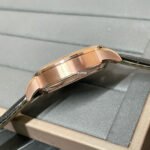 Tourbillon A. Lange & Söhne 1815 730.032 42mm Rose Gold Leather Strap Arabic Numerals Silver Dial - Image 6