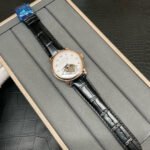 Tourbillon A. Lange & Söhne 1815 730.032 42mm Rose Gold Leather Strap Arabic Numerals Silver Dial - Image 5