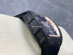 UOK Factory Richard Mille RM055 42.7mm Carbon Fiber Black Rubber Strap Rose Gold Edge Skeletonized Dial - Image 5