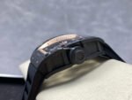 UOK Factory Richard Mille RM055 42.7mm Carbon Fiber Black Rubber Strap Rose Gold Edge Skeletonized Dial - Image 6